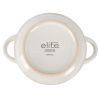 Gibson Elite Earlhart 2 Piece 6 Inch Ribbed Stoneware Soup Bowl Set with Handles in White