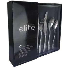 Gibson Elite Ambassador 20 Piece Flatware Stainless Steel Flatware Set