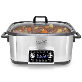 MegaChef 8 Quart 12-in-1 Deluxe Multi Cooker with Sous Vide and Multi-Functions