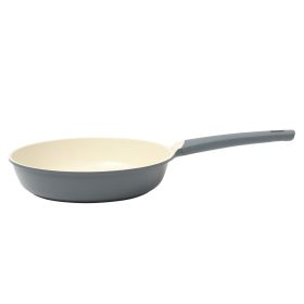 Oster Rooney 12 Inch Ceramic Nonstick Cast Aluminum Frying Pan in Grey