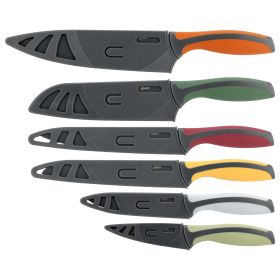 Oster Ronnan 12 Piece Precision Stamped Cutlery and Sheath Set in Multi