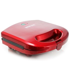Better Chef Nonstick Sandwich Maker Grill in Red
