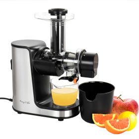 MegaChef Slow Juicer – Cold Press with Reverse Function, Quiet Motor, and Smooth Juice Extraction
