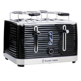 Russell Hobbs Retro Style 4 Slice Toaster in Black