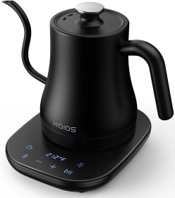 Gooseneck Electric Kettle with Adjustable Temperature, 27oz – Auto Shut Off for Pour Over Perfection