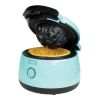 Brentwood 5 Inch Electric Waffle Bowl Maker in Aqua Blue