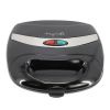 MegaChef Electric Compact Aluminum Nonstick Sandwich Maker in Black
