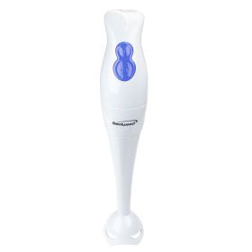 Brentwood QuickMix 2-Speed Immersion Blender in White