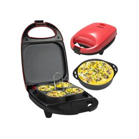 Brentwood Mini Sous Vide Egg Bite Maker Collection – Café-Style Egg Bites At Home (Style/Color: Egg Bite Maker - Red)