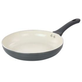 Oster Ridge Valley 10 Inch/12 Inch Aluminum Nonstick Frying Pan in Grey (Size & Color: 10" Grey)