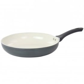 Oster Ridge Valley 10 Inch/12 Inch Aluminum Nonstick Frying Pan in Grey (Size & Color: 12" Grey)