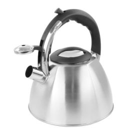 Mr. Coffee 3 Quart Stainless Steel Whistling Tea Kettle with Stay Cool Handle (Colours: Stainless Steel)