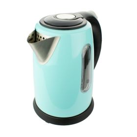 Brentwood 1 Liter Stainless Steel Cordless Electric Hot Water Kettle (Colours: Turquoise Blue)