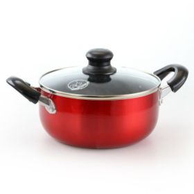 Better Chef Red Dutch Oven Collection Series – Nonstick Aluminum Cookware (Size & Style: 8-Quart Aluminum Dutch Oven)