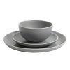 Gibson Home Rockaway 12 Piece Stoneware Dinnerware Set