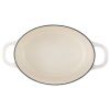 Crock-Pot Artisan 7-Quart Oval Enameled Cast Iron Dutch Oven with Self-Basting Lid – Multiple Colors