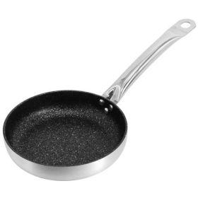 Korkmaz Gastro Proline Professional Series Nonstick Tava & Frypan – Brushed Silver (Size: 8")