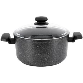 Korkmaz Ornella 2 Piece Aluminum Nonstick Stock Pot with Lid (Size: 8L)