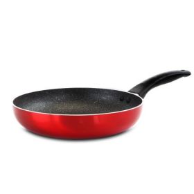 Oster Merrion Aluminum Frying Pan in Red with Bakelite Handle (Size: 9.5 Inch)