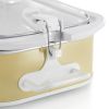 MegaChef 3.5 Quart Casserole Slow Cooker with 3 Temperature Settings in Cream MegaChef 3.5 Quart Casserole Slow Cooker with 3 Temperature Settings in Cream