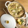 Crock-Pot Artisan 7-Quart Oval Enameled Cast Iron Dutch Oven with Self-Basting Lid – Multiple Colors