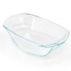Soho Lounge Carnegie Hill Tempered Glass Bakeware Collection with Built-in Handles