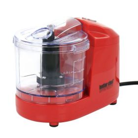 Better Chef 1.5 Cup Safety Lock Compact Chopper (Size & Color: 1.5 Cup Compact Chopper-Red)