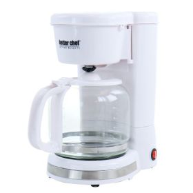 Better Chef 12 Cup 900 Watt Coffee Maker (Color: White)