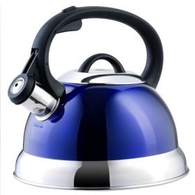 Mr. Coffee Flintshire 1.75 Quart Whistling Stovetop Tea Kettles (Colours: Blue)