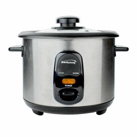 Brentwood Multi-Cup Rice Cooker / Non-Stick with Steamer (Size: 8 Cup)