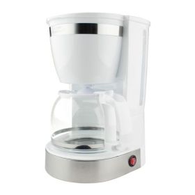 Brentwood 10 Cup 800 Watt Coffee Maker in White (Color: White)