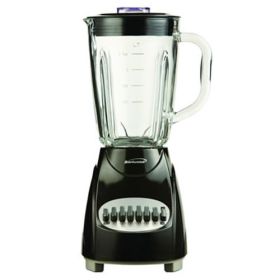 Brentwood 12-Speed Blender With Glass Jar – Everyday Blending In Red Or Black (Style/Color: Brentwood 12-Speed Blender-Glass Jar/Black)
