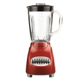 Brentwood 12-Speed Blender With Glass Jar – Everyday Blending In Red Or Black (Style/Color: Brentwood 12-Speed Blender-Glass Jar/Red)
