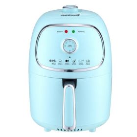 Brentwood 2 Quart Small Electric Air Fryer with Timer and Temperature Control (Size & Color: 2 Quart-Blue)