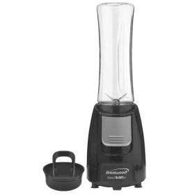 Brentwood Blend-To-Go Personal Blender – Blend, Sip & Go Convenience (Style/Color: Blend-To-Go - Black w/ Gray Button)