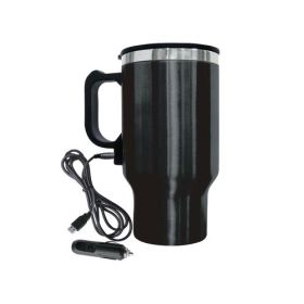 Brentwood Electric Coffee Mug with Wire Car Plug (Style/Color: Electric Coffee Mug - Black)
