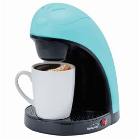 Brentwood Single Cup Coffee Maker (Color: Blue)