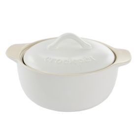 Crock Pot Artisan Stoneware Casserole Collection (Style & Size: Stoneware Casserole 2.3 Quart Round w/Lid)