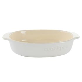 Crock Pot Artisan Stoneware Casserole Collection (Style & Size: Stoneware Casserole 2.5 Quart Oval w/o Lid)