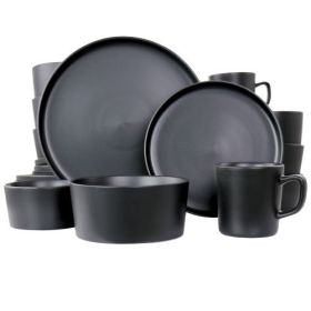 Elama Luxmatte 20-Piece Dinnerware Collection (Collections: Elama Luxmatte 20 Piece-Black)