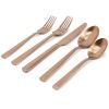 Gibson Elite Earlston 20 Piece Stainless Steel Flatware Set Collection