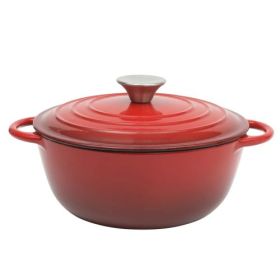 Gibson Home Addlestone Enameled Cast Iron Dutch Oven with Lid – Available in 2.65 & 5 Quart (Items: Addlestone 2.65 Quart)