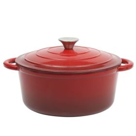 Gibson Home Addlestone Enameled Cast Iron Dutch Oven with Lid – Available in 2.65 & 5 Quart (Items: Addlestone 5 Quart)