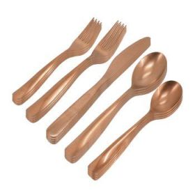 Gibson Home Hulton 20-Piece Stainless Steel Flatware Set (Item: Hulton 20-Piece - Matte Bronze)