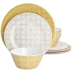 Laurie Gates Tamayo, Summer Bloom, And Tierra Star 12 Piece Dinnerware Set Collection (Style: Summer Bloom)