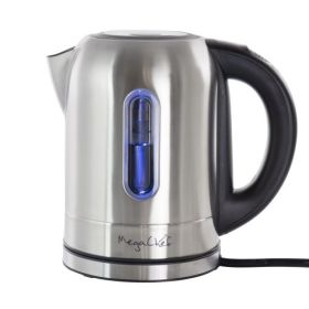 MegaChef Stainless Steel Electric Kettle Collection – Cordless Precision in 1.2L & 1.7L Designs (Sizes: 1.7 Liter 5 Preset Temps)