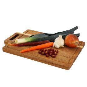 MegaChef Acacia Wood Rectangle Cutting, Carving, Prep & Serving Board Collection (Serving Board: 16.5 x 11 Inches)