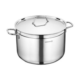 Korkmaz Alfa 2 Piece Stainless Steel Stock Pot with Lid (Sizes: 5.5 Liter)