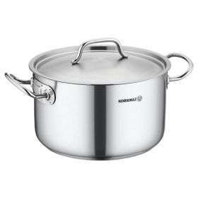 Korkmaz Gastro Proline Stainless Steel Stock Pot with Lid in Silver (Sizes: 6.2 Qt.)