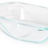 Soho Lounge Carnegie Hill Tempered Glass Bakeware Collection with Built-in Handles